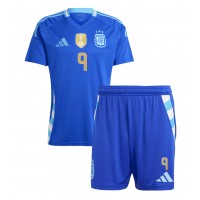 Fotbalové Dres Argentina Julian Alvarez #9 Dětské Venkovní Copa America 2024 Krátký Rukáv (+ trenýrky)